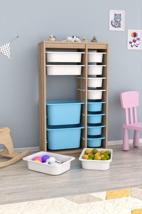 Hanah Home Montana Xs 2D4N8U Blanco Sonomo y Azul Hanah Home Montana Xs 2D4N8U Blanco Sonomo y Azul